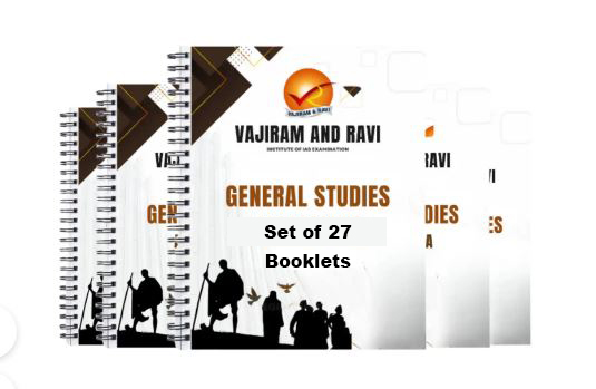Vajiram and Ravi Study Material 2026-2027 | General Studies Booklets Set of 27