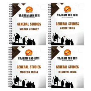 Vajiram History Notes GS 2026-2027 Edition Booklet Set of 4