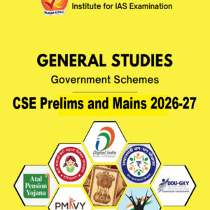 Vajiram & Ravi General Studies Government Schemes (GS) Yellow Book Prelims cum Mains Printed Study Material and Notes- 2026-27 English