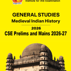 Vajiram & Ravi General Studies Medieval India (GS) Yellow Book Prelims cum Mains Printed Study Material and Notes- 2026-27 English