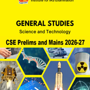 Vajiram & Ravi General Studies Science & Technology (GS) Yellow Book Prelims cum Mains Printed Study Material and Notes- 2026-27 English