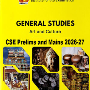 Vajiram & Ravi General Studies Art & Culture (GS) Yellow Book Prelims cum Mains Printed Study Material and Notes- 2026-27 English