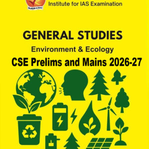 Vajiram & Ravi General Studies Environment & Ecology (GS) Yellow Book Prelims cum Mains Printed Study Material and Notes- 2026-27 English